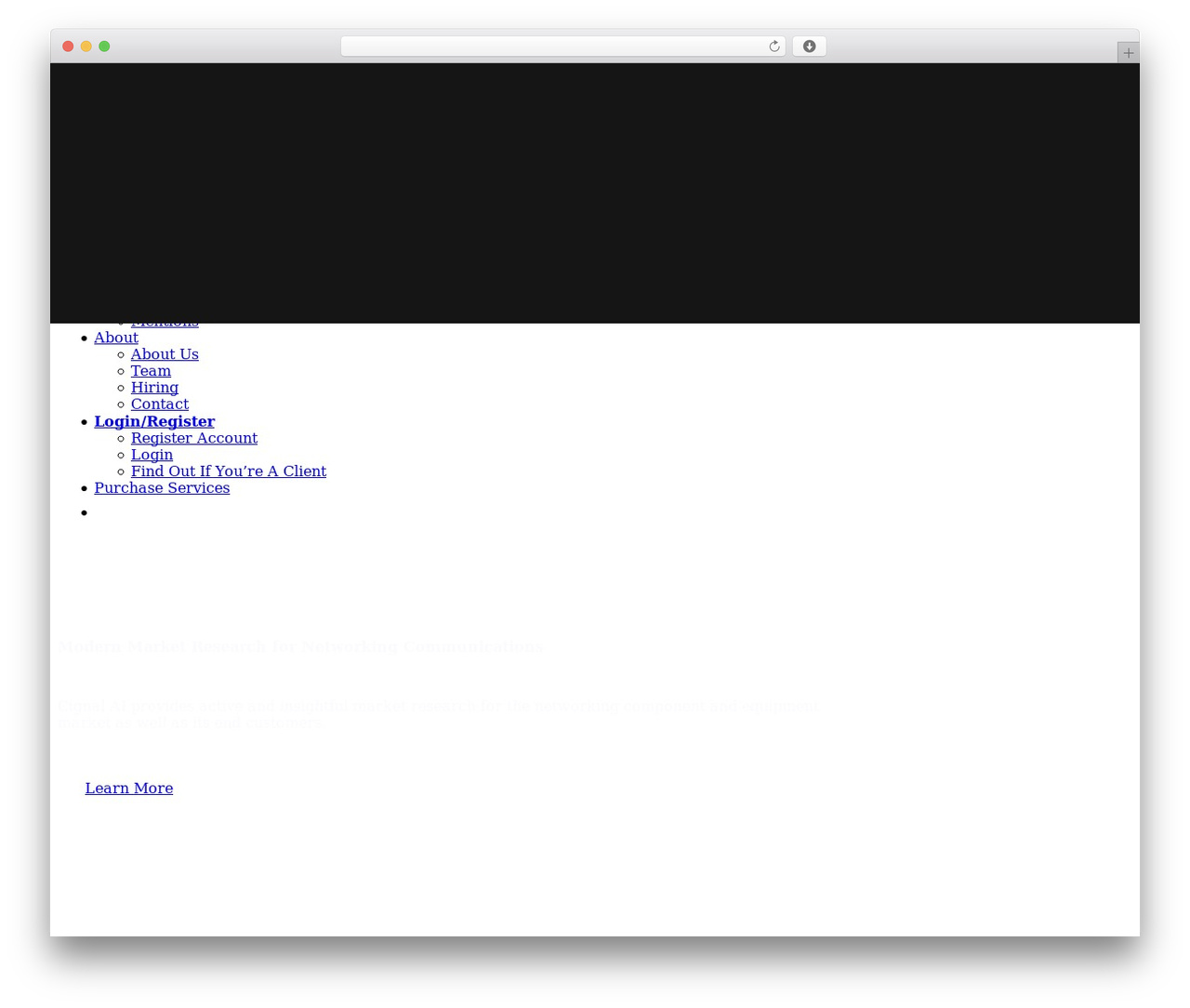 WP theme Salient - cignal.ai