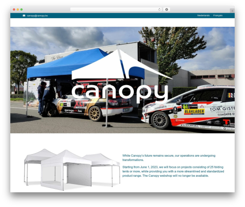 Bzzzstrap WordPress theme - canopy.be