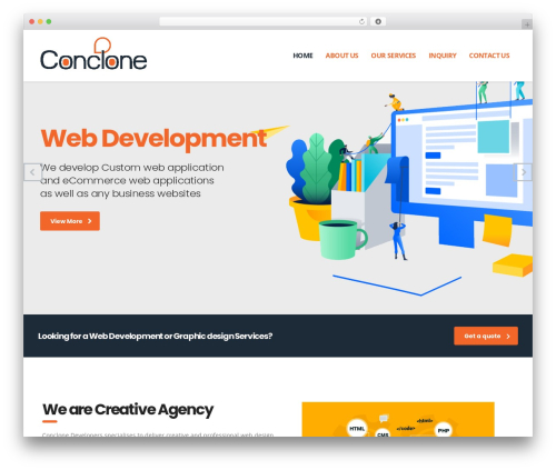 Conclone WP theme - conclone.com