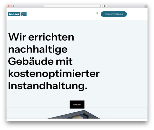 Constrax WordPress theme - besserbauen.ch