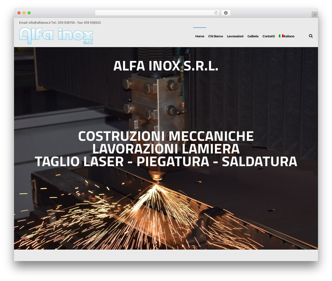 DFD Native WordPress theme - alfainox.it
