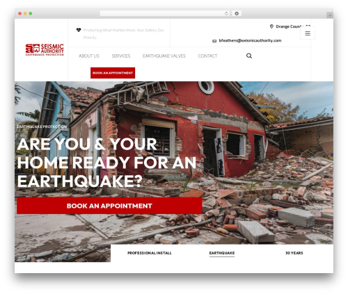 Elevate WordPress theme - seismicauthority.com