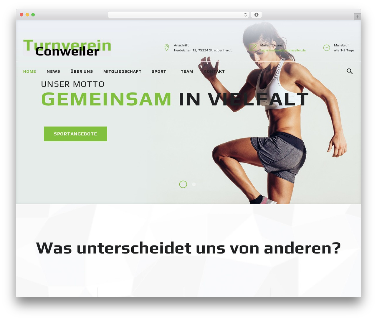 Flexup WordPress theme - tvconweiler.de
