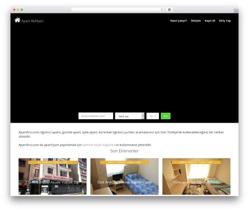 RealesWP WordPress theme - apartara.com