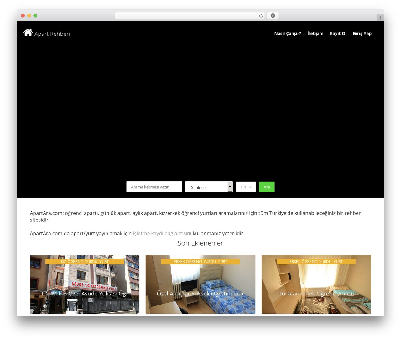 RealesWP WordPress theme - apartara.com