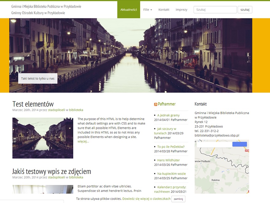 Theme WordPress LibraWP by Konrad Stepanajtys for sbp.pl