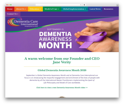 Magicdust testimonials WordPress plugin - dementiacareinternational.com
