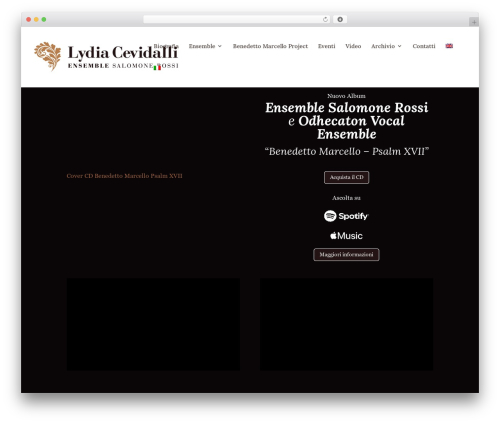 Theme WordPress Divi - lydiacevidalli.it