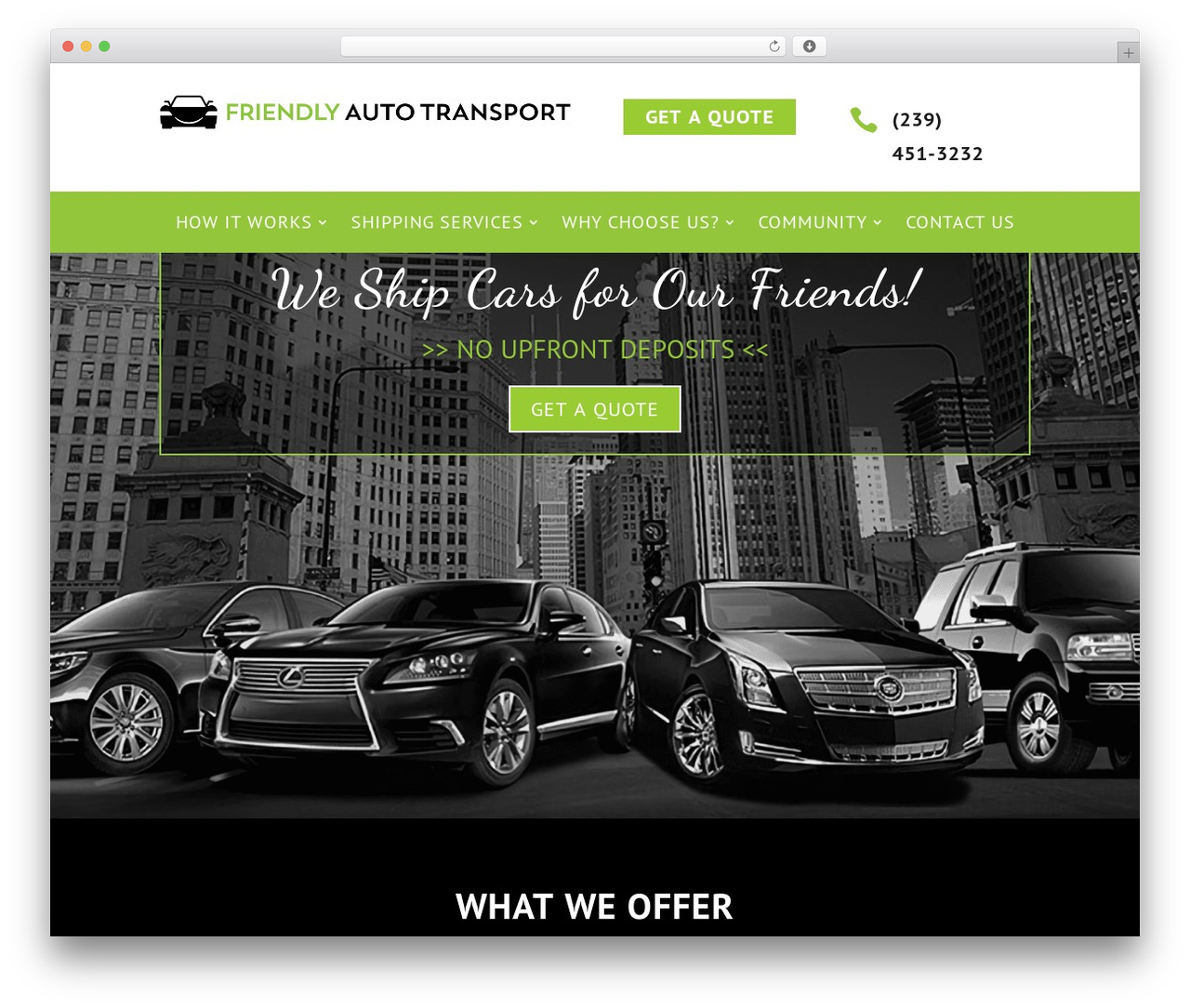 WordPress theme Divi - friendlyautotransport.com WordPress theme Divi - friendlyautotransport.com