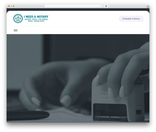 WordPress theme Counsolve - ineedanotary.us