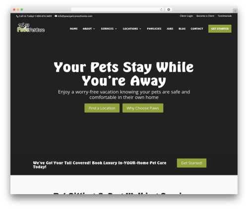 Divi testimonial slider WordPress plugin - pawspetcareathome.com