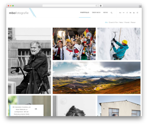 WordPress theme Enfold - mbo-fotografie.de