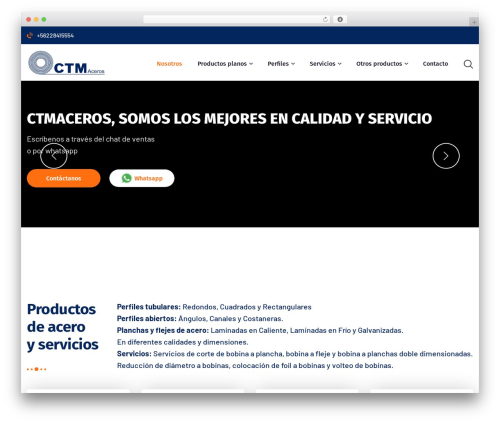 WordPress theme Envolve - ctmaceros.cl
