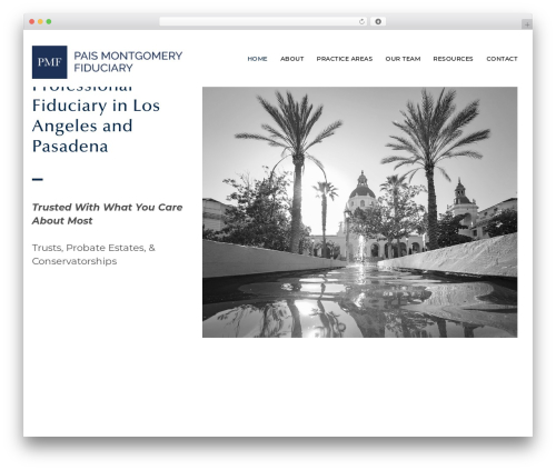 WordPress theme PMF - paismontgomery.com