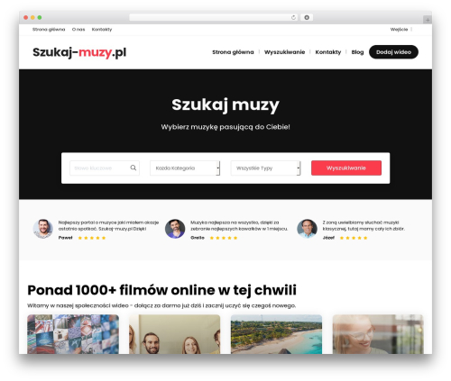 WordPress theme Video Theme - szukaj-muzy.pl