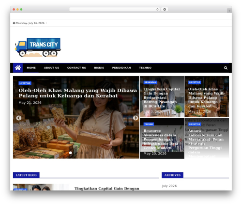 Ample Magazine WordPress theme - transcity.id Ample Magazine WordPress theme - transcity.id