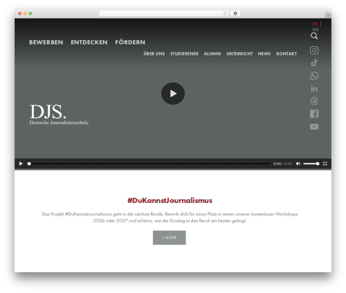 DJS Theme WordPress theme - djs-online.de
