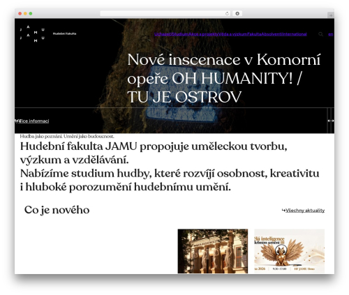 Dootheme theme WordPress - hf.jamu.cz