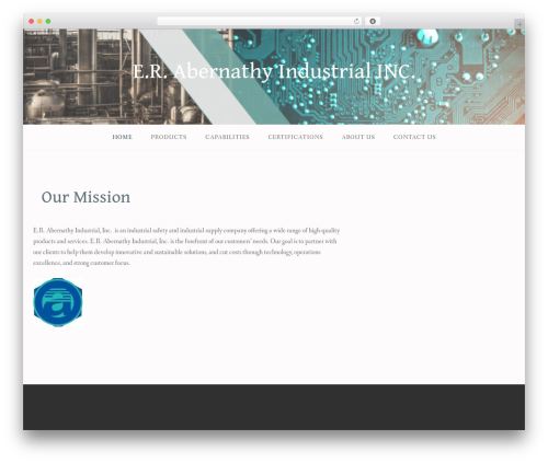 Gateway WordPress theme - abernathyindustrial.com