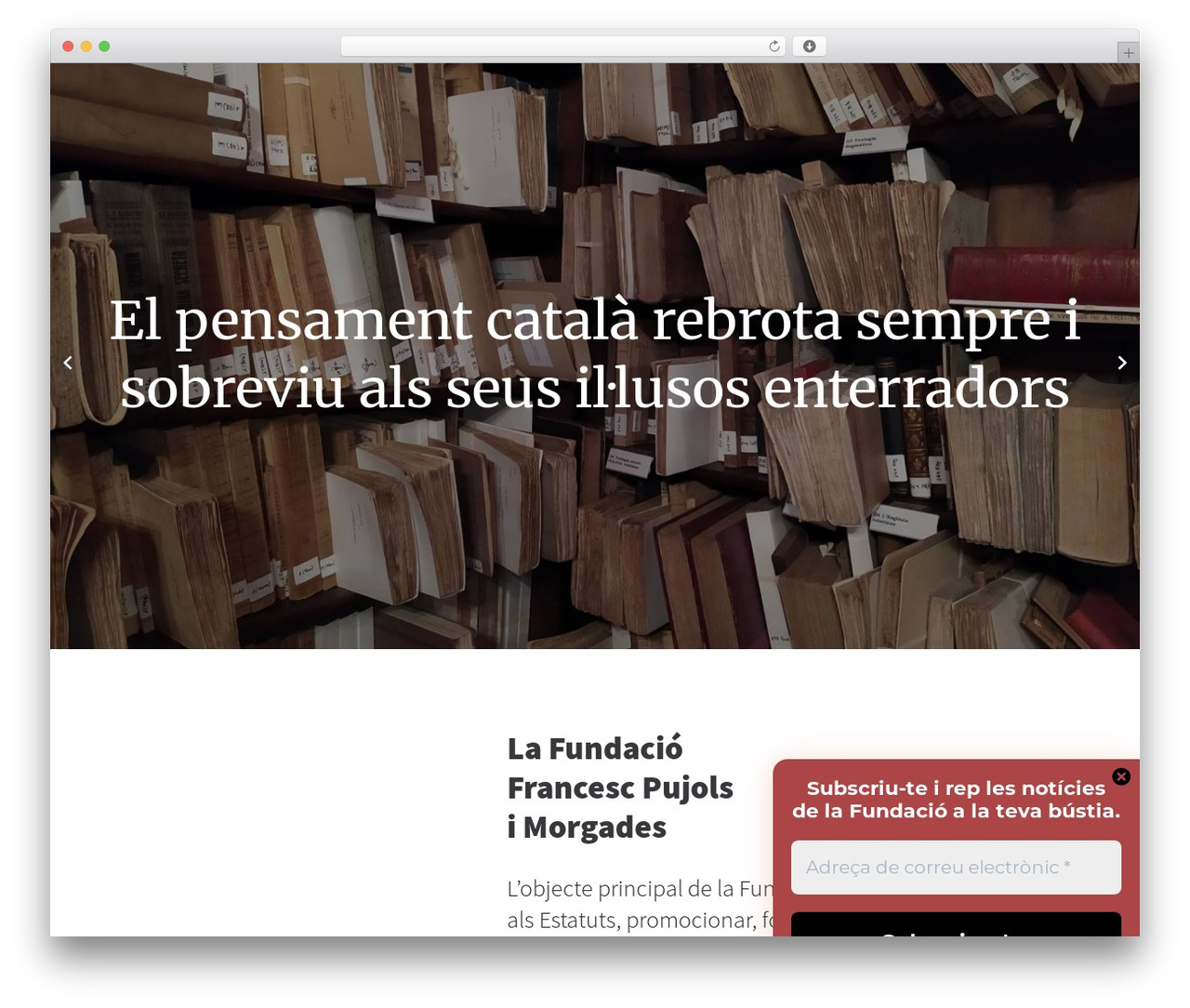 aMunicipis Child theme WordPress - fundacio-francescpujols.cat