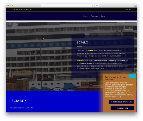 Contact Information Widget (contact-information-widget) free WordPress plugin - scmrc-mada.com