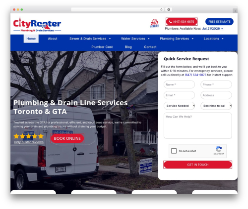 SD Parent Theme WordPress theme - cityrooter.ca
