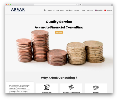 Theme WordPress ASF Theme - arbakconsulting.com