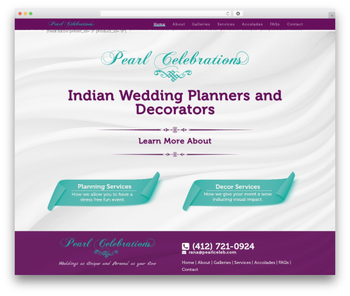 Modula WordPress plugin - pearlcelebrations.com