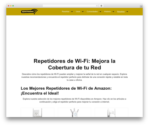 Theme WordPress Hostinger Affiliate theme - repetidores.org