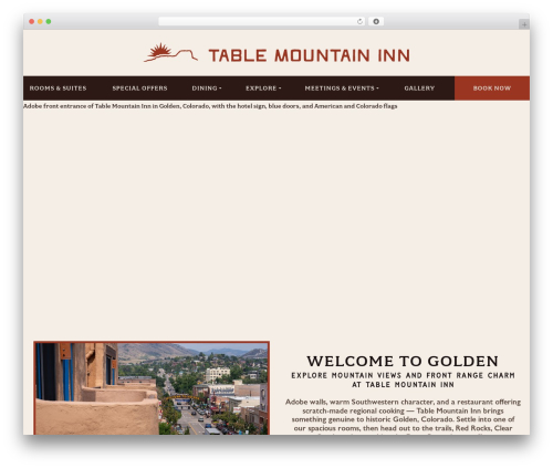 TMI WordPress hotel theme - tablemountaininn.com