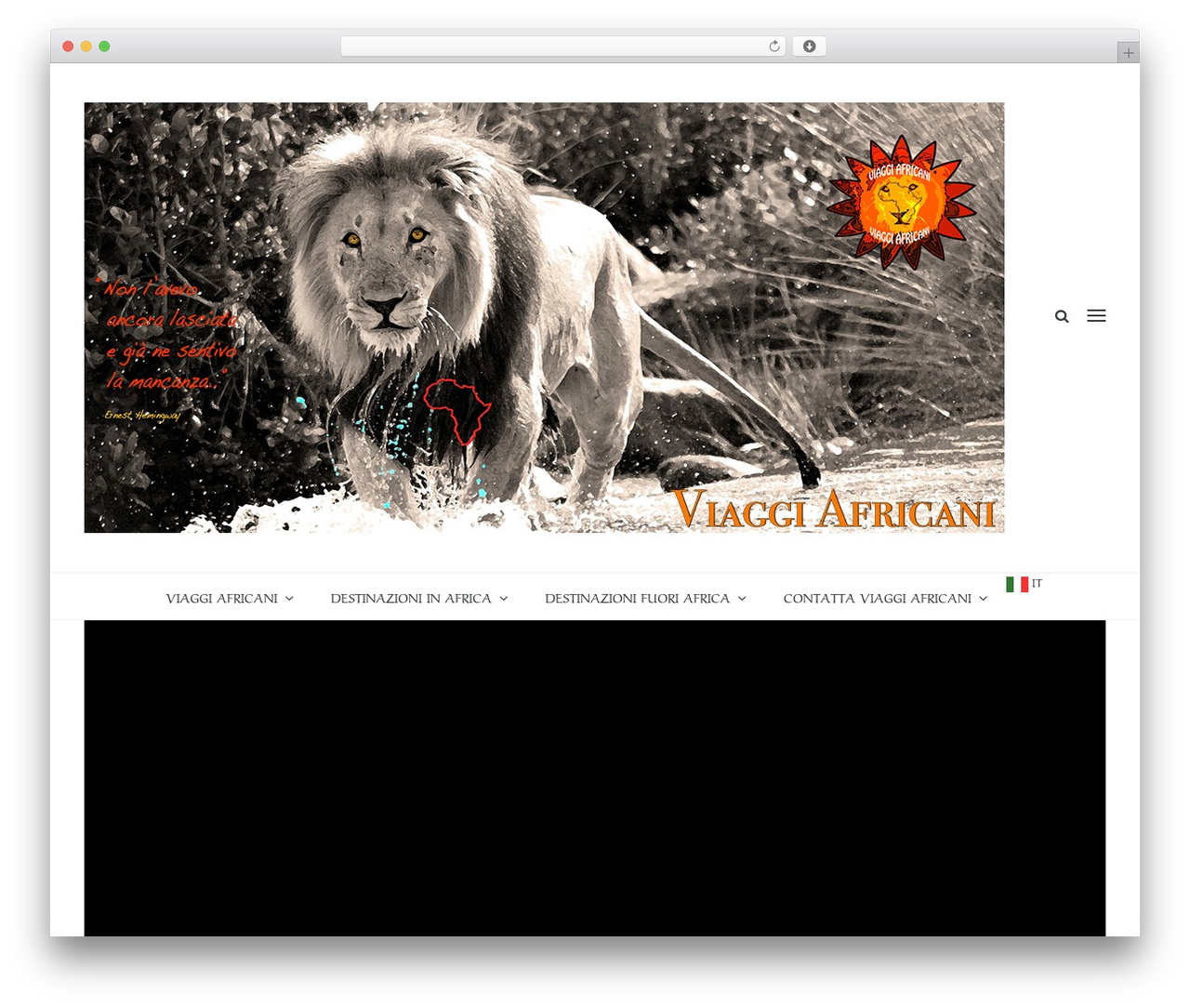 Wikilogy WordPress theme - viaggiafricani.com