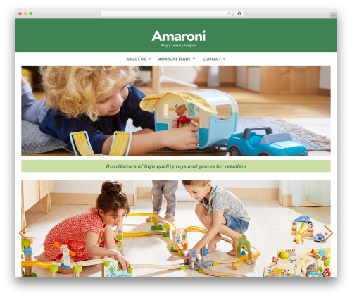 Nicepage WordPress plugin - amaroni.com