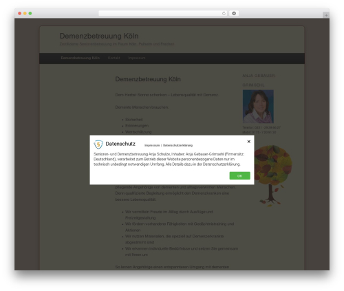WordPress theme NomNom - demenzbetreuung-koeln.de