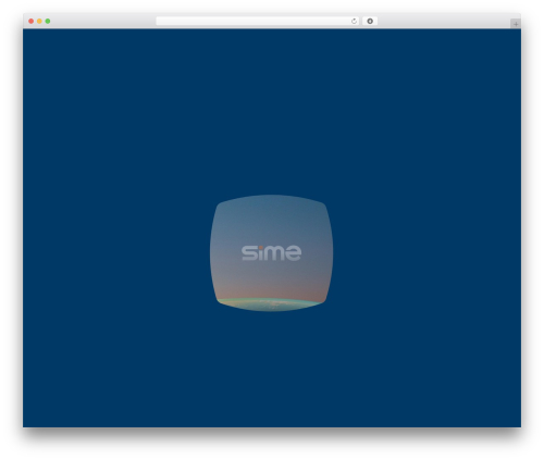 WordPress website theme Kosong - www.sime.com