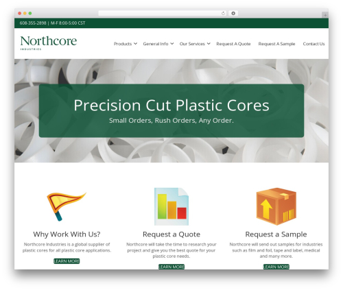 WP theme Beaver Builder Theme - northcoreind.com