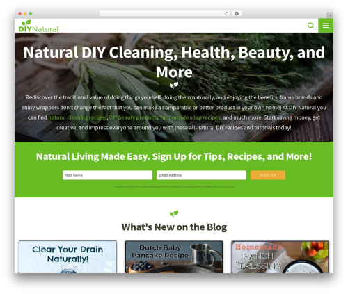 AWeber – Free Sign Up Form and Landing Page Builder Plugin for Lead Generation and Email Newsletter Growth (aweber-web-form-widget) free WordPress plugin - diynatural.com