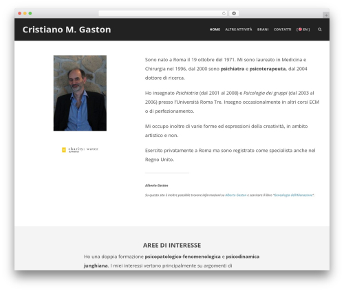 Create WordPress theme - cgaston.me