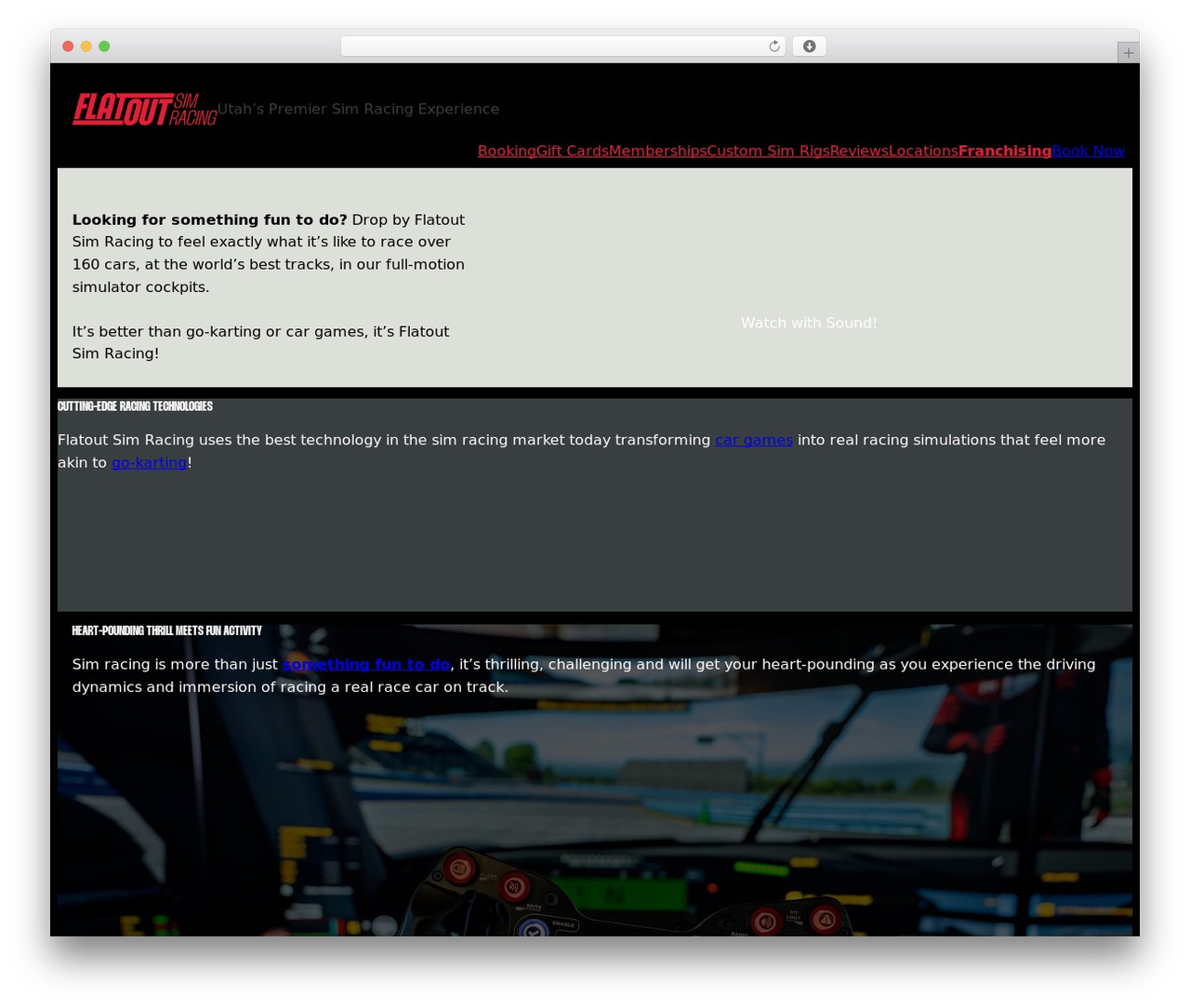 Extendable WordPress theme - driveflatout.com Extendable WordPress theme - driveflatout.com