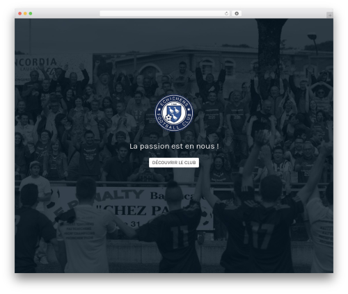 FC Echichens WordPress theme - fcechichens.ch