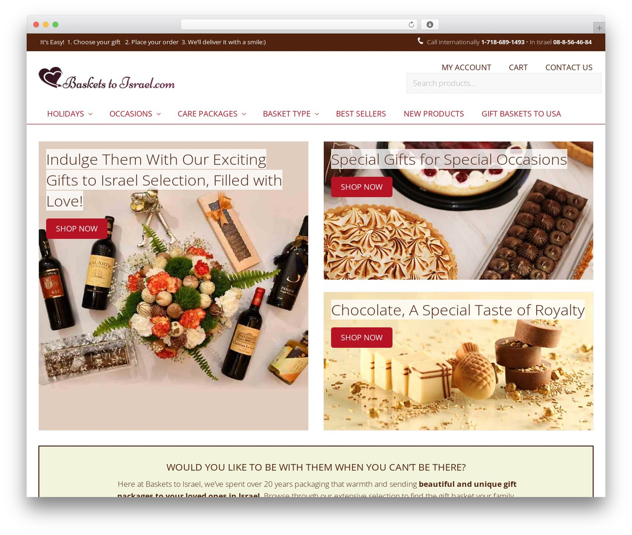 Genesis WordPress theme - basketstoisrael.com