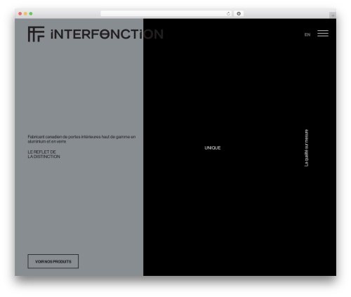 Interfonction WordPress theme - interfonction.com