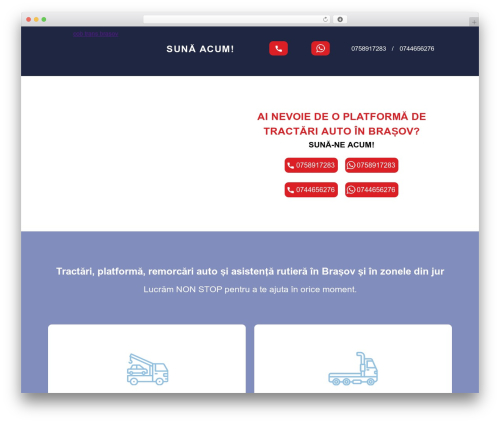 LARSON 5 theme WordPress - tractariasistentarutierabrasov.ro
