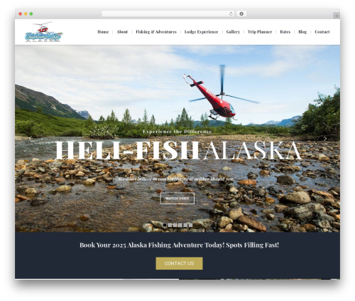 Moon WordPress theme design - alaskatalaheimlodge.com