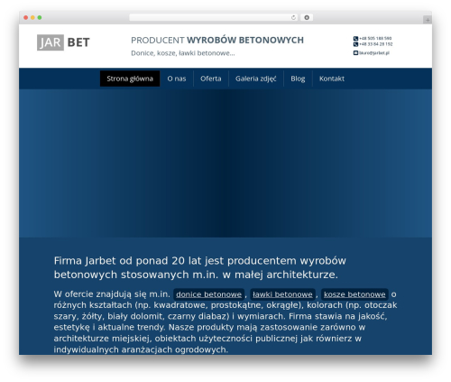 PureCss.io BASIC THEME WordPress theme design - jarbet.pl