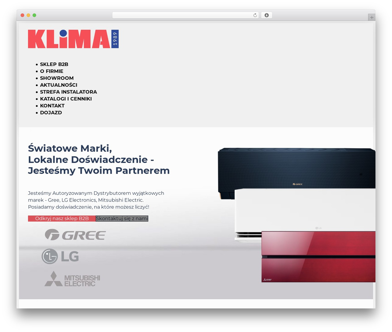 Theme WordPress Bricks - klima.com.pl