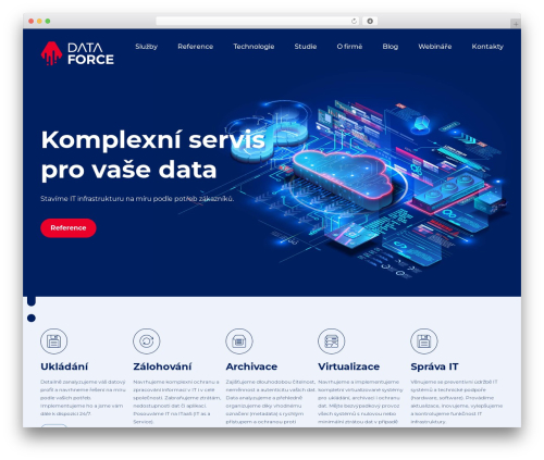 Theme WordPress Data Force - dataforce.cz