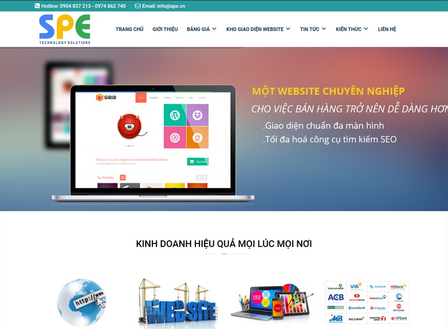 WordPress theme Caltex by Robot Creative