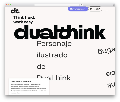 WordPress theme Rayo - dualthink.es