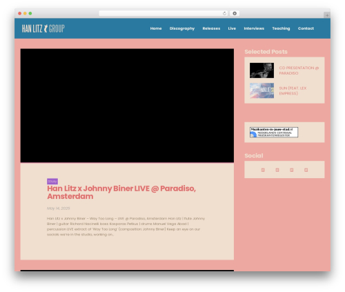 WordPress theme Souje - hanlitz.com