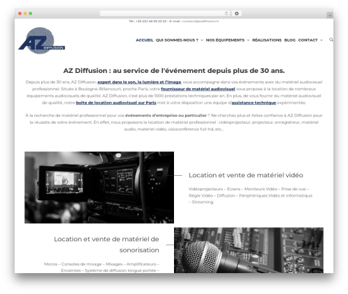 WordPress theme TM 9studio - azdiffusion.fr